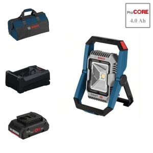 Bosch GLI 18V-1900 1x4 Ah ProCORE Akülü 1900 Lümen Projektör Bez Çantalı