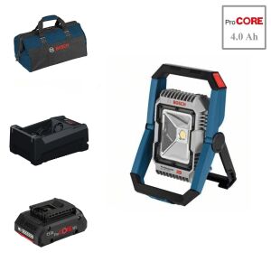 Bosch GLI 18V-1900 1x4 Ah ProCORE Akülü 1900 Lümen Projektör Bez Çantalı