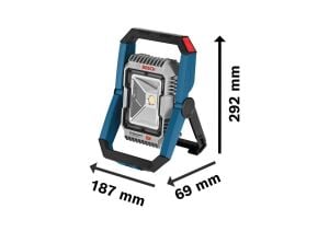 Bosch GLI 18V-1900 Tek Akülü 1900 Lümen Projektör 4 Amper Bez Çantalı