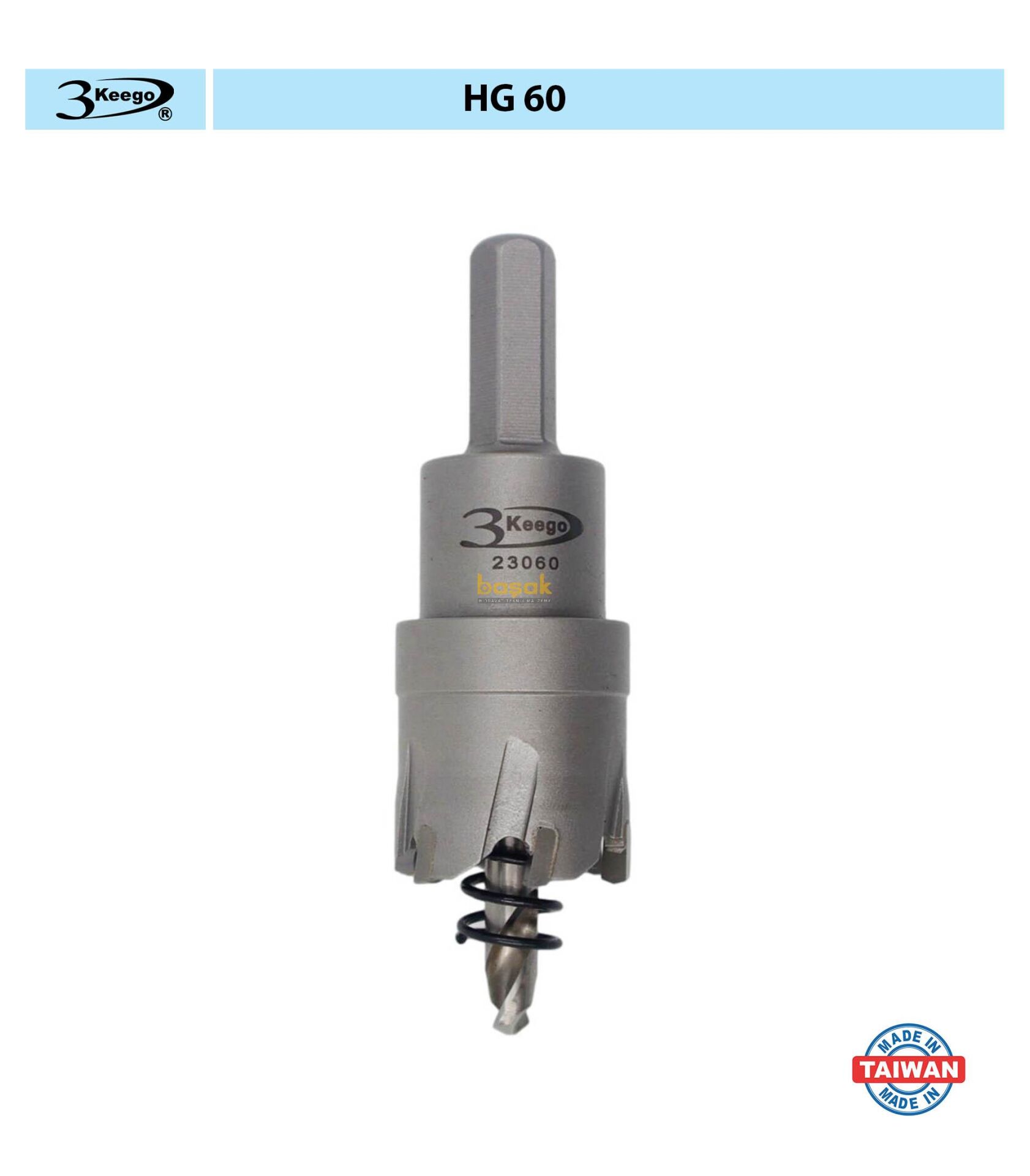 3Keego 27 mm TCT Elmas Uçlu Panç HG60