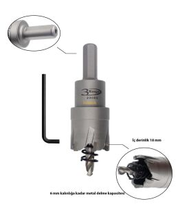 3Keego 27 mm TCT Elmas Uçlu Panç HG60