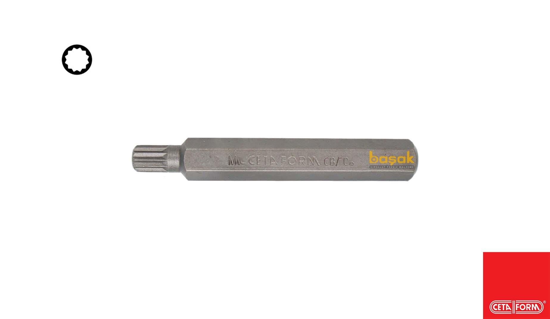 Ceta Form H10 XZN M6 x 75 mm Uzun Tip Bits Uç CB/3106G
