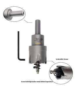 3Keego 30 mm TCT Elmas Uçlu Panç HG60