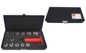 Ceta Form 3-30 mm Değiştirilebilir Ağızlı Kayış Zımba Takımı 14 Parça L40-P14