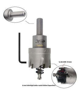 3Keego 33 mm TCT Elmas Uçlu Panç HG60