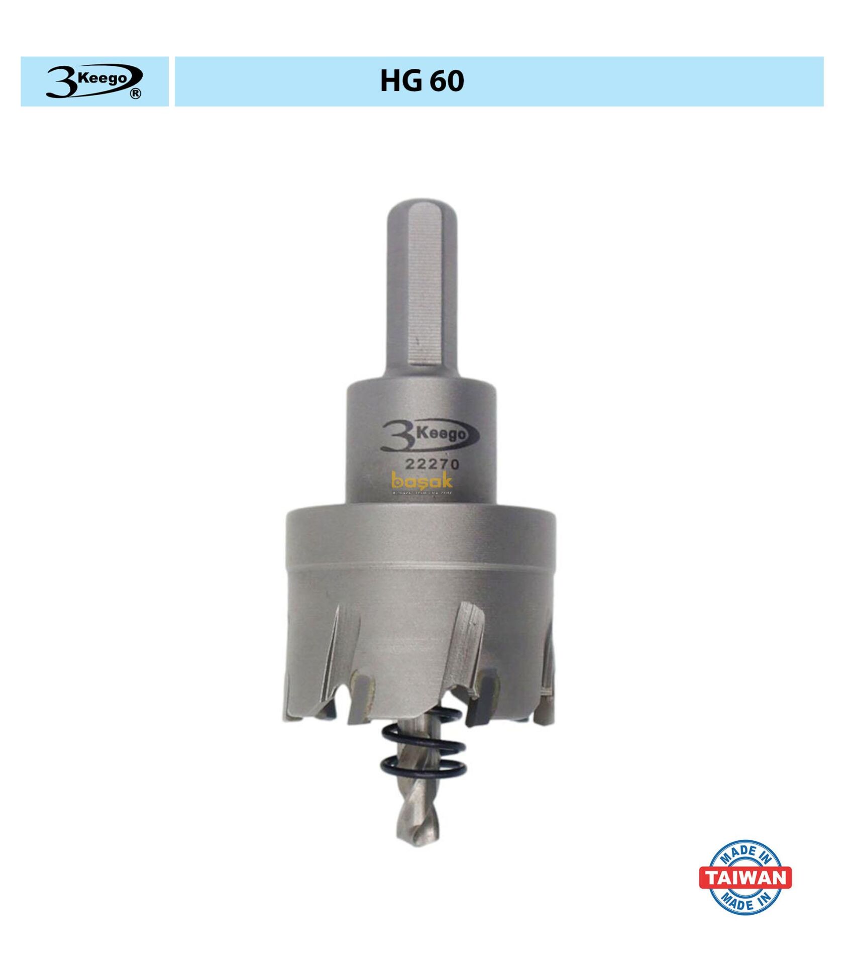 3Keego 38 mm TCT Elmas Uçlu Panç HG60