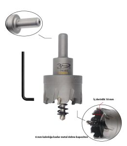3Keego 41 mm TCT Elmas Uçlu Panç HG60