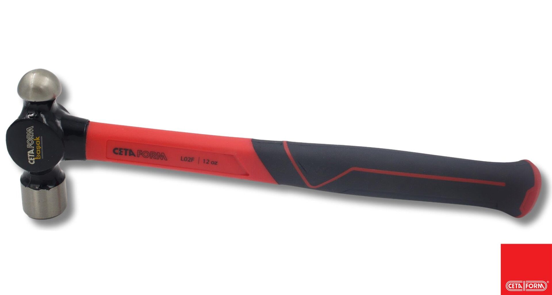 Ceta Form 340gr Fiberglas Saplı Bombe Başlı Çekiç L02F-12