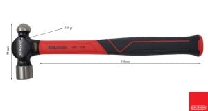 Ceta Form 340gr Fiberglas Saplı Bombe Başlı Çekiç L02F-12