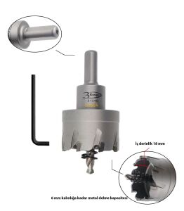 3Keego 42 mm TCT Elmas Uçlu Panç HG60