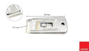 Ceta Form J49M Jilet Uçlu Kazıma Bıçağı Metal Gövde