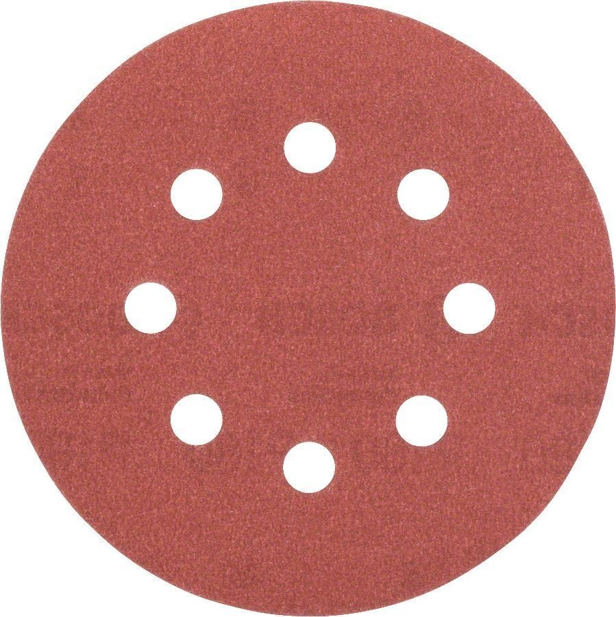 Bosch Eksantirik Zımpara Kağıdı 5'li, 125 mm 180 Kum 8 Delik 2609256A26
