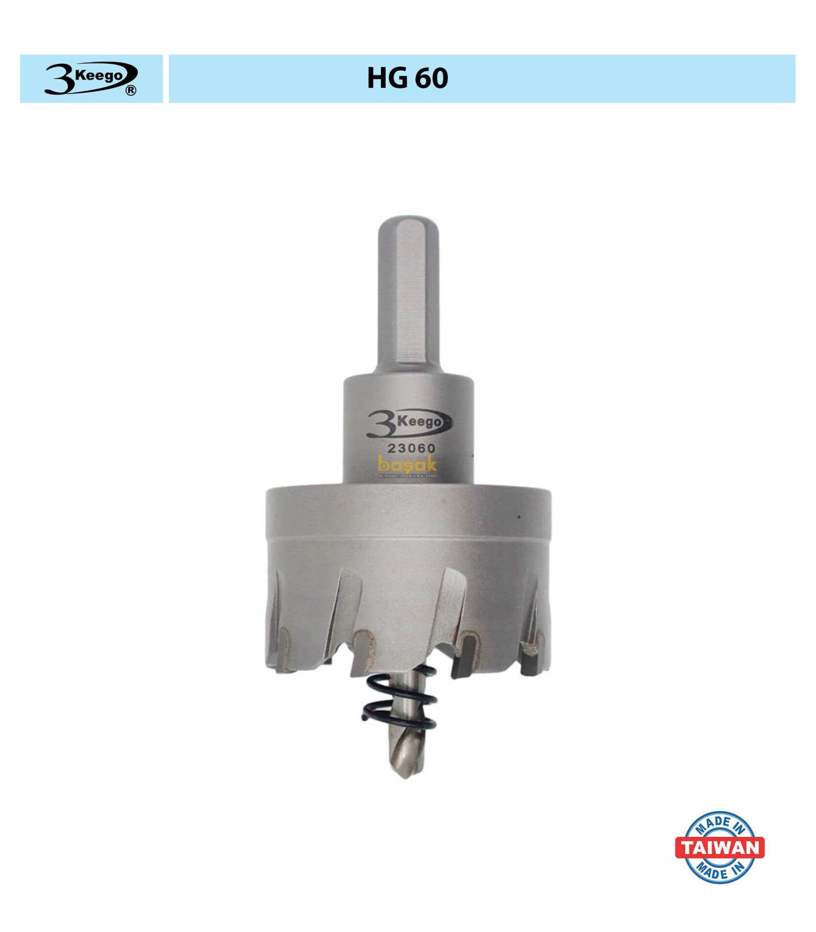 3Keego 46 mm TCT Elmas Uçlu Panç HG60