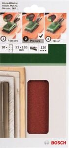 Bosch 93x185 mm 120 kum Titreşimli Zımpara Kağıdı 2609256A83