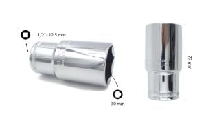 Ceta Form 32 mm 1/2” 6 Köşe Derin Lokma Anahtar C24-H32