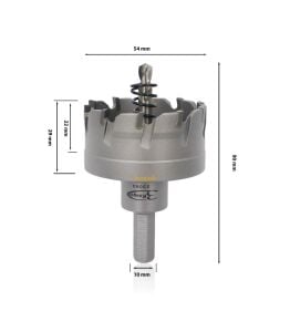 3Keego 54 mm TCT Elmas Uçlu Panç HG60