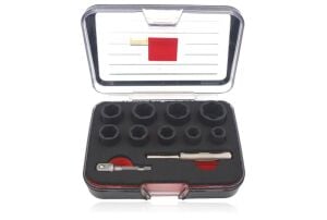 Ceta Form 10 Parça 3/8'' Aşınmış Civata için Lokma Takımı Spiral Tip R32-P11