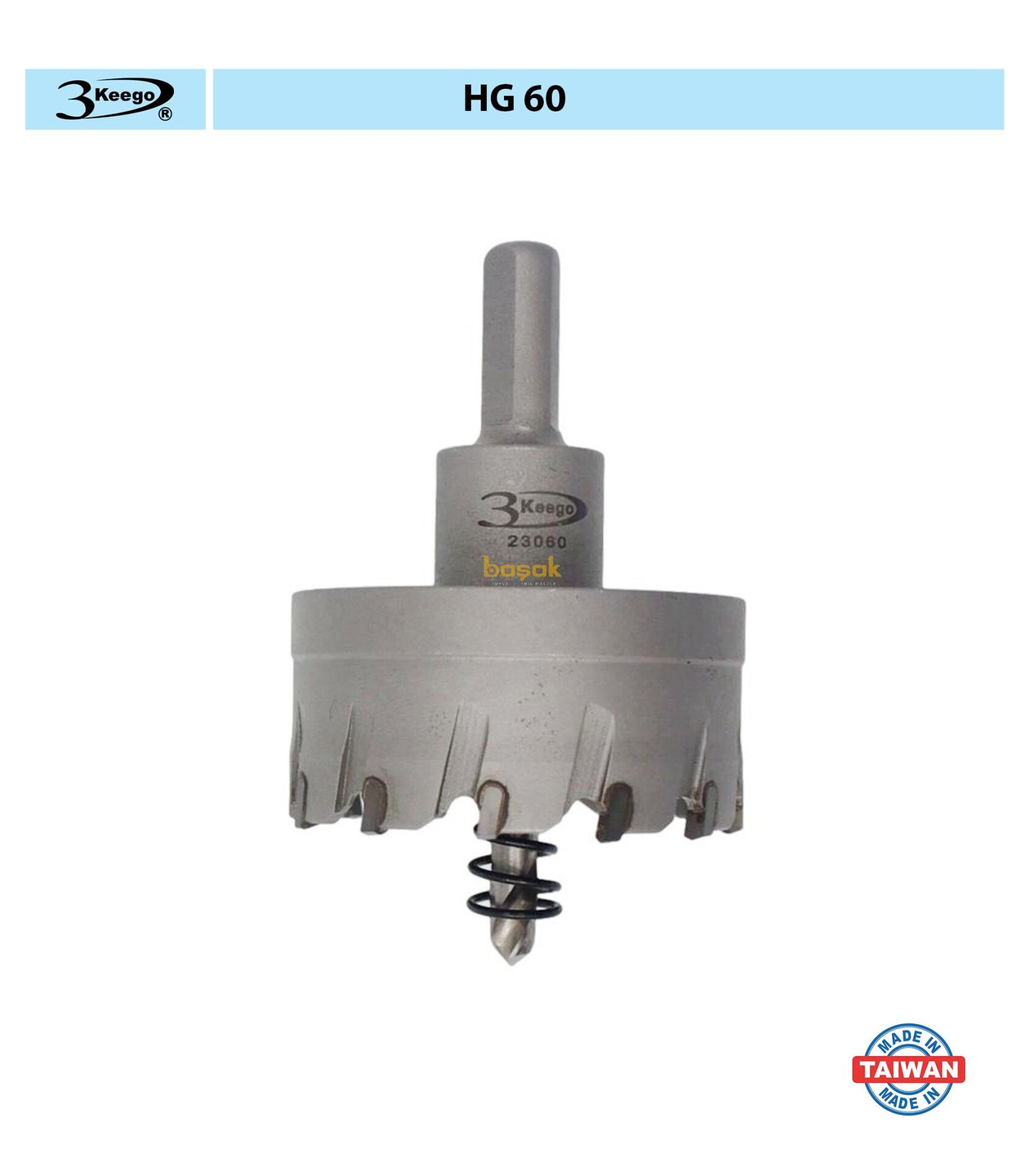 3Keego 57 mm TCT Elmas Uçlu Panç HG60