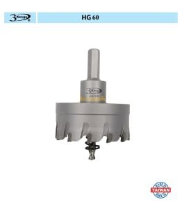 3Keego 60 mm TCT Elmas Uçlu Panç HG60