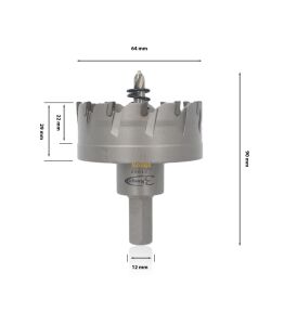 3Keego 64 mm TCT Elmas Uçlu Panç HG60