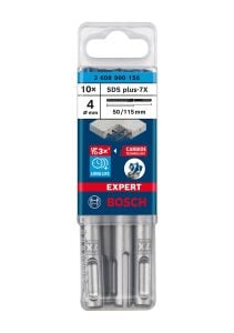 Bosch Expert 4x115 mm 10’lu Yeni Sds Plus-7X Matkap Ucu 2608900156