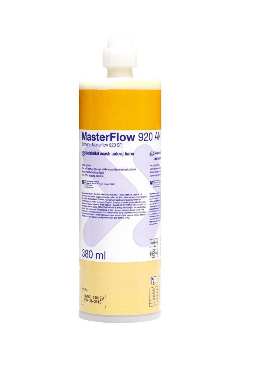 BASF MasterFlow 920 AN Metakrilat Esaslı Kimyasal Dübel 380ml.