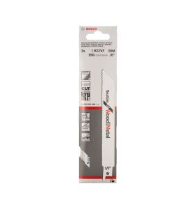 Bosch S 922 VF 100mm 2'li Esnek Ahşap-Metal Panter Testere 2608656040