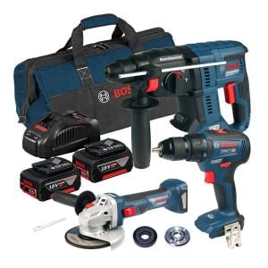 Bosch 18 Volt 3’lü Akülü Profesyonel Alet Seti GSR+GBH+GWS 0615990M32