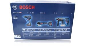 Bosch 18 Volt 3’lü Akülü Profesyonel Alet Seti GSR+GBH+GWS 0615990M32