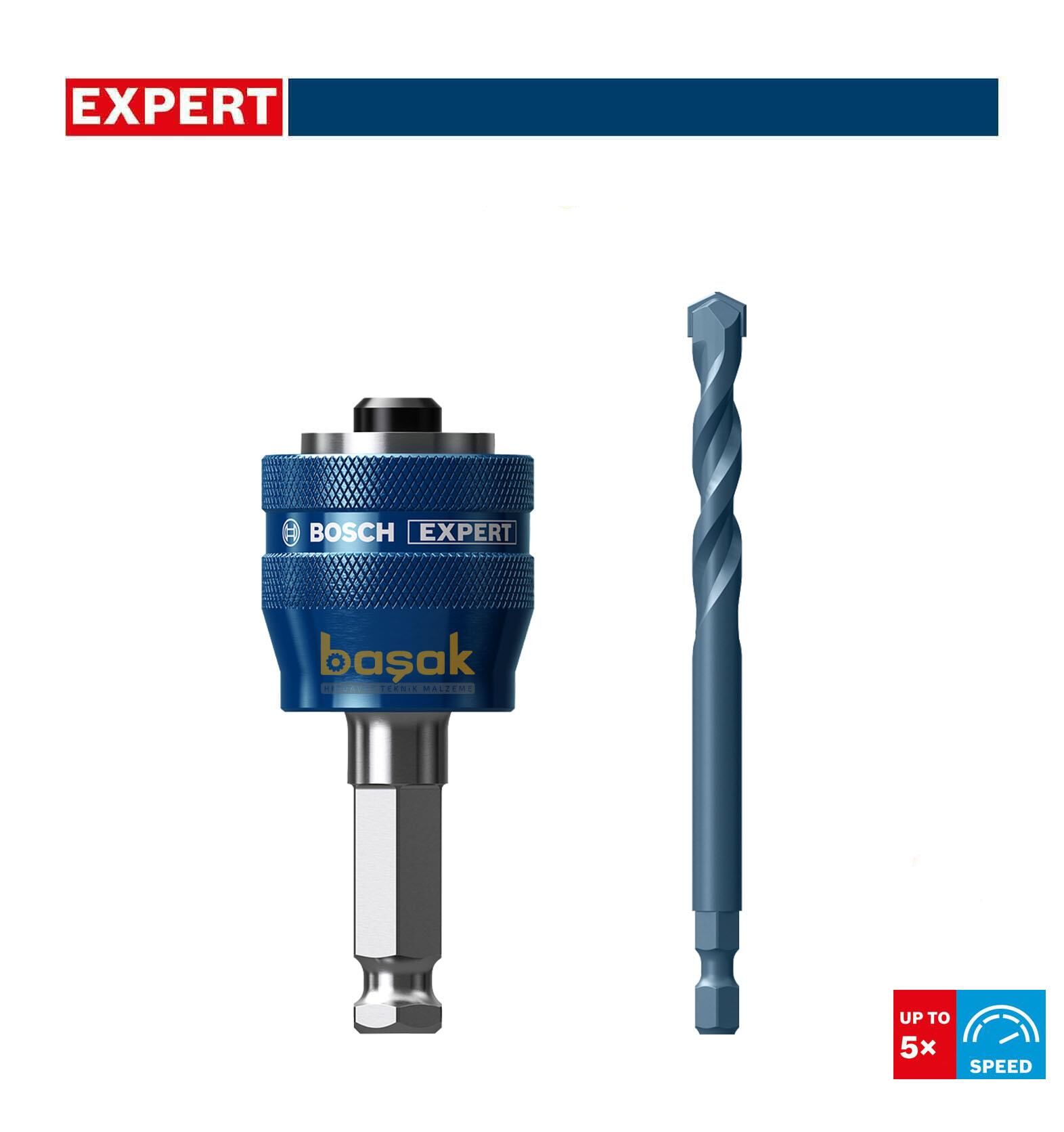 Bosch Expert Mandren İçin Hızlı Panç Adaptörü TCT Ø8.5 2608900526