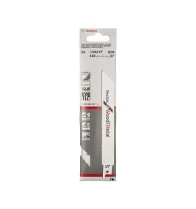 Bosch S 922 VF 100mm 5'li Esnek Ahşap-Metal Panter Testere 2608656017