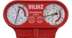 Yıldız 5312S 0-1,5 Bar Asetilen Basınç Düşürücü Saat (Kelepçeli)
