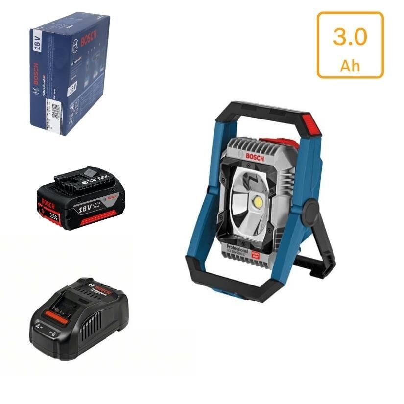 Bosch GLI 18V-2200 C 3 Amper Tek Akülü Projektör