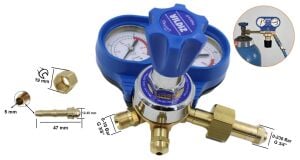 Yıldız 5401S 0-10 Bar Oksijen Basınç Düşürücü Saat