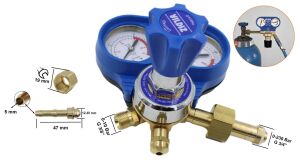 Yıldız 5401S 0-10 Bar Oksijen Basınç Düşürücü Saat