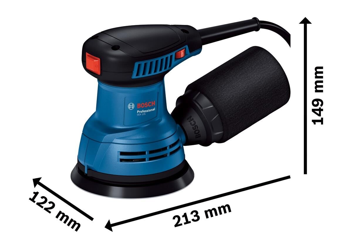 Bosch GEX 125 Eksantrik Zımpara Makinesi 06013A8020 | Bosch