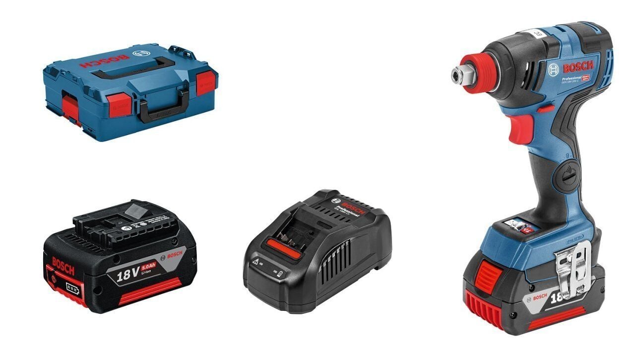 Bosch GDX 18V-200 C 2x5 Ah 1/2 Akülü Darbeli Somun Sıkma 06019G4201