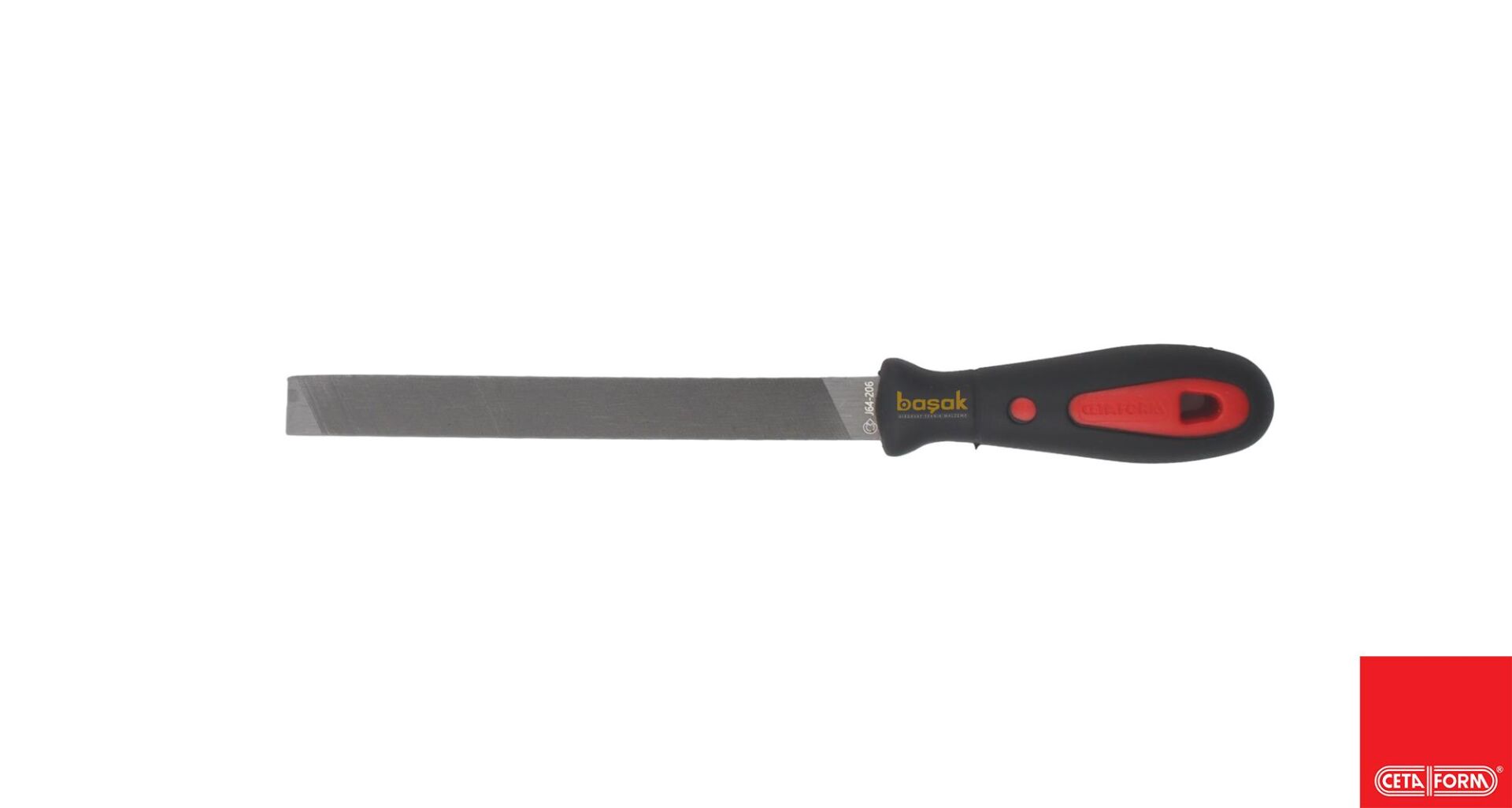 Ceta Form 150 mm 6'' Saplı Mil Eğesi Orta Diş J64-206H