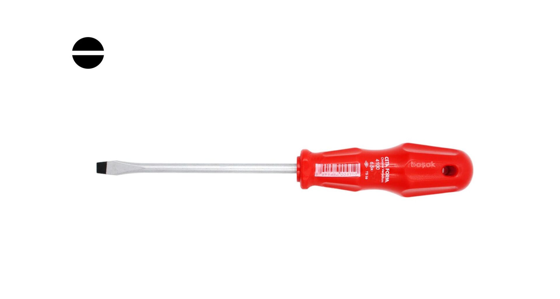 Ceta Form 6,5 x 150 mm Düz Tornavida 4100/64M