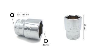 Ceta Form 23 mm 1/2” 6 Köşe Lokma Anahtar C22-H23