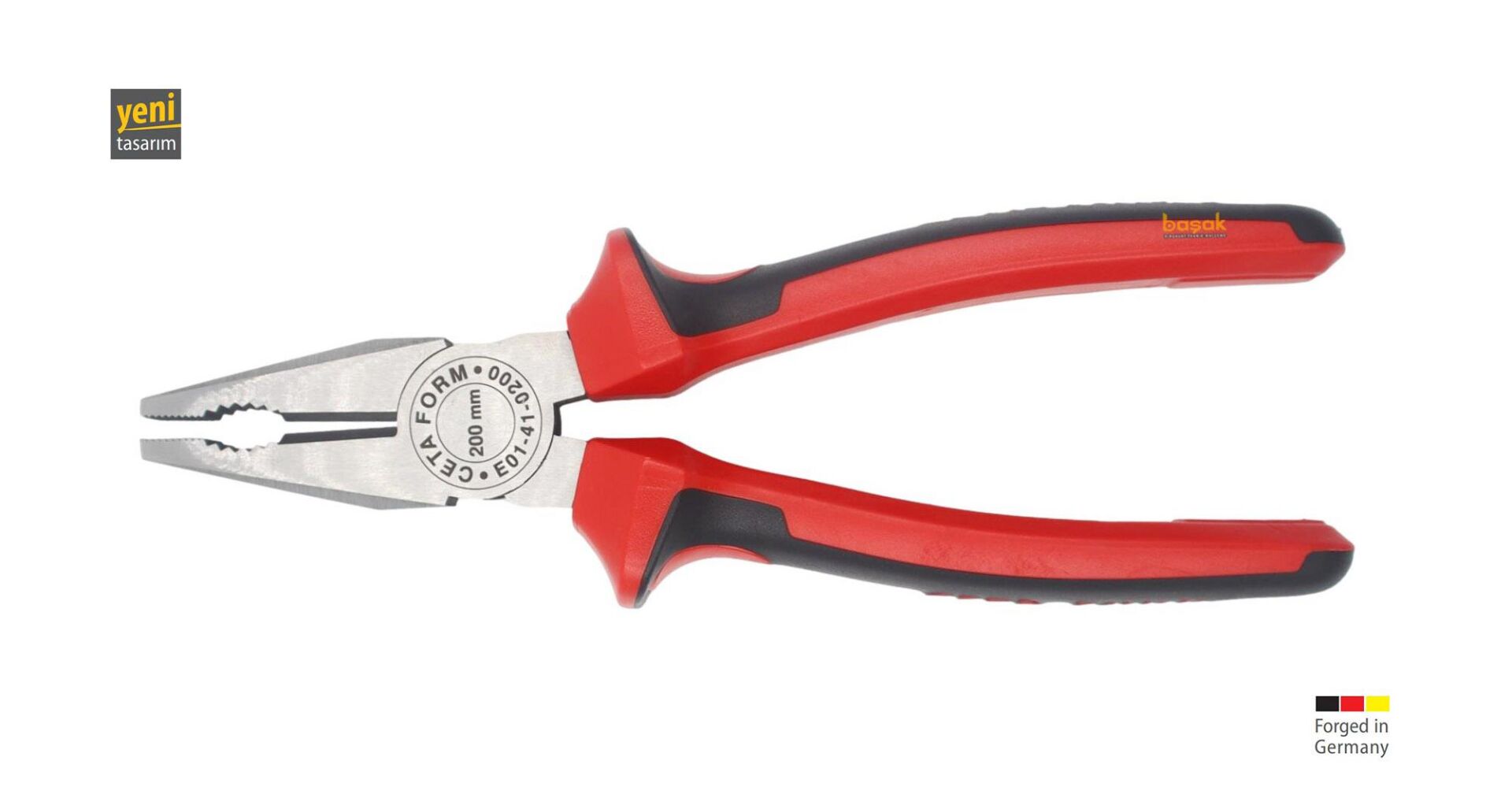 Ceta Form 200 mm Kombine Pense Polisajlı-DuoTec Sap E01-41-0200