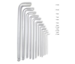 Ceta Form 1,5 - 12 mm Uzun Topbaşlı Allen Takımı 12 Parça LT12/900