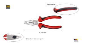Ceta Form 160 mm Kombine Pense Polisajlı-DuoTec Sap E01-41-0160