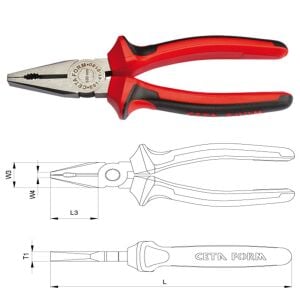 Ceta Form 160 mm Kombine Pense Polisajlı-DuoTec Sap E01-41-0160
