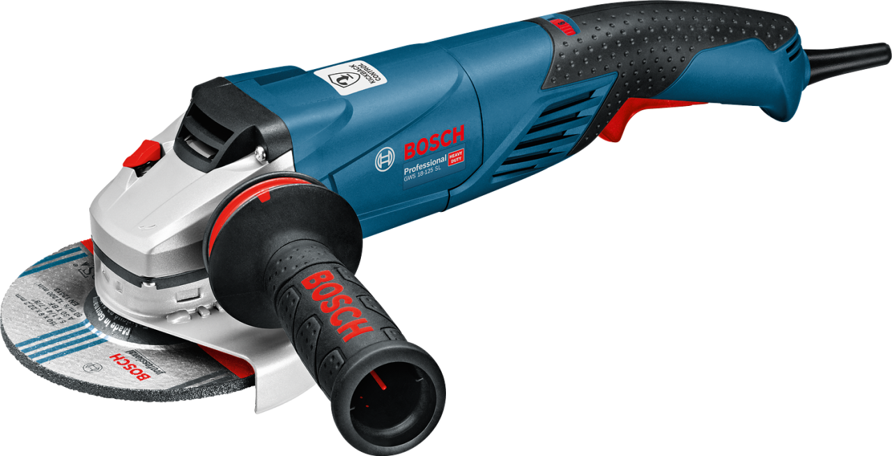 Bosch GWS 18-125 SL 1800W Devir Ayarlı Taşlama Makinesi 06017A3200