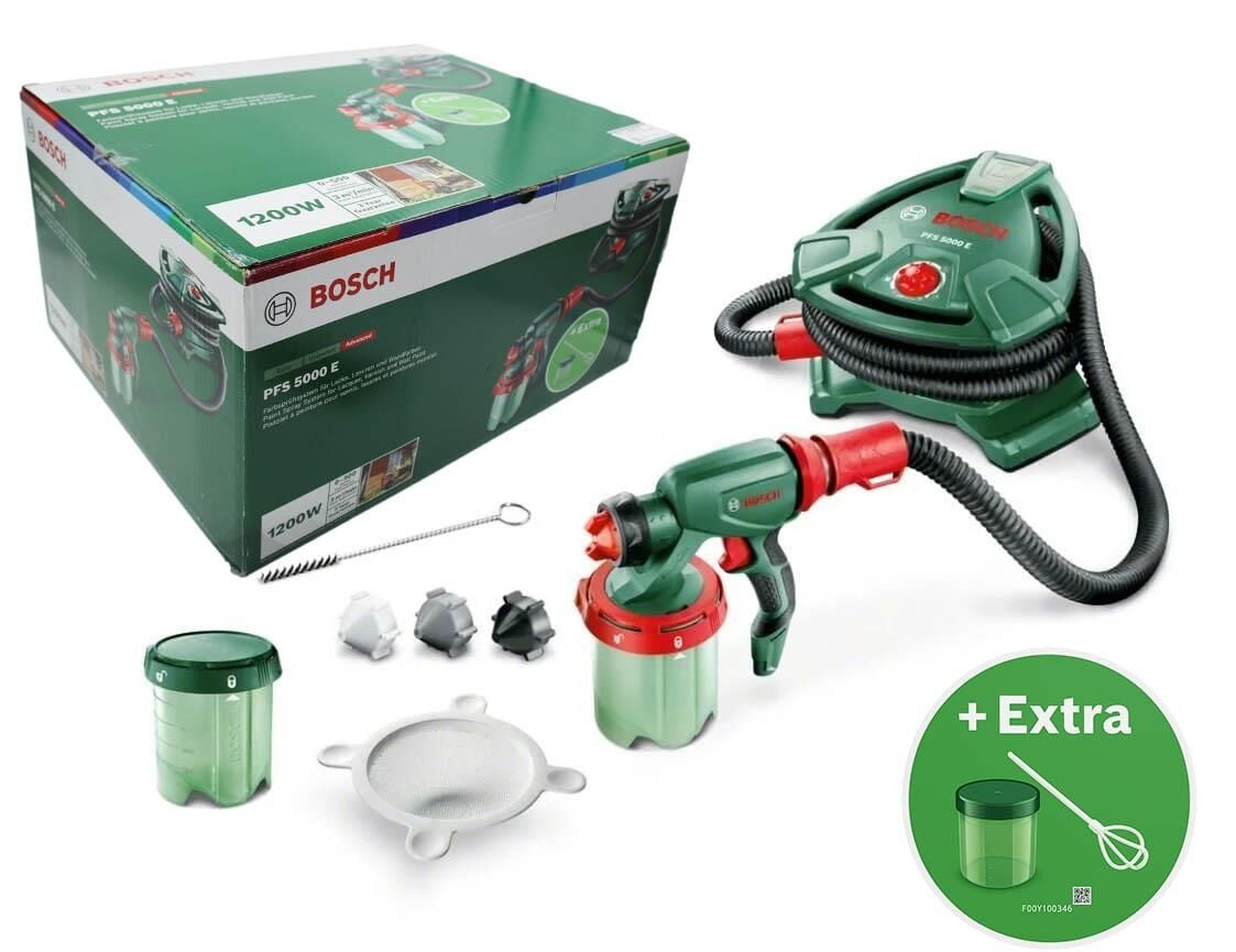 Bosch PFS 5000 E Boya Tabancası Promo set 0603207202