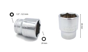 Ceta Form 29 mm 1/2” 6 Köşe Lokma Anahtar C22-H29