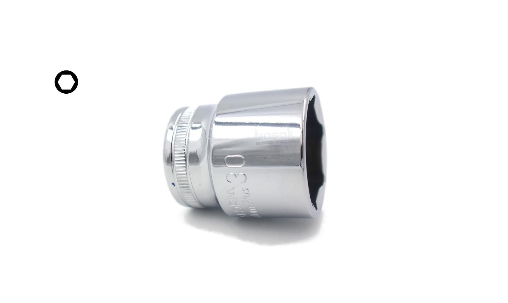 Ceta Form 30 mm 1/2” 6 Köşe Lokma Anahtar C22-H30