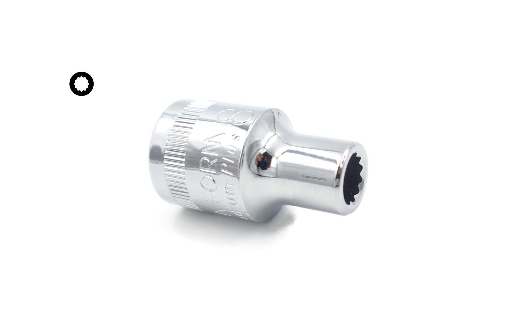 Ceta Form 8 mm 1/2” 12 Köşe Yıldız Lokma Anahtar C22-B08