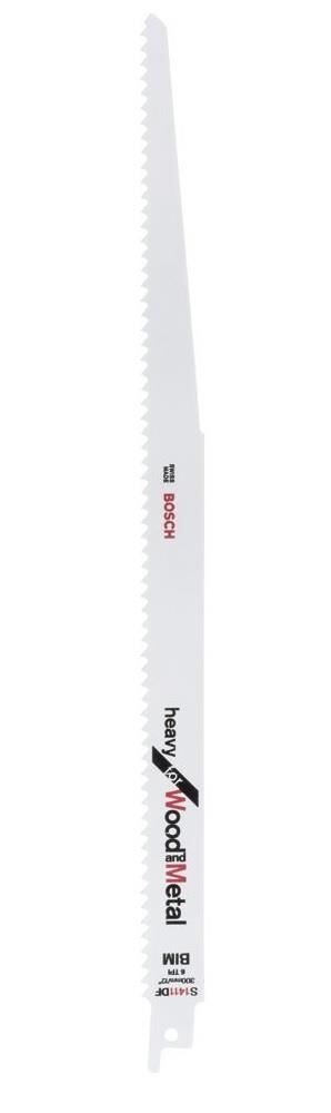 Bosch S 1411 DF 300mm 25'li Ağır Hizmet Ahşap-Metal Panter Testere 2608657562